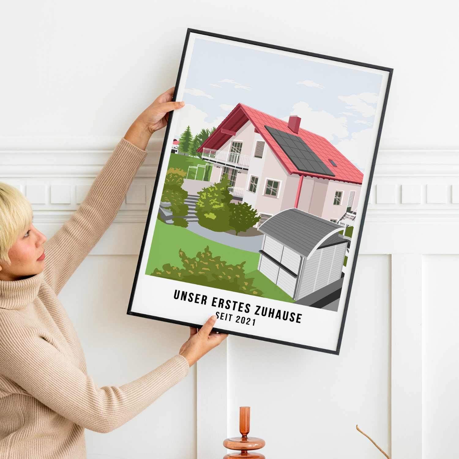 Haus Portrait Illustration