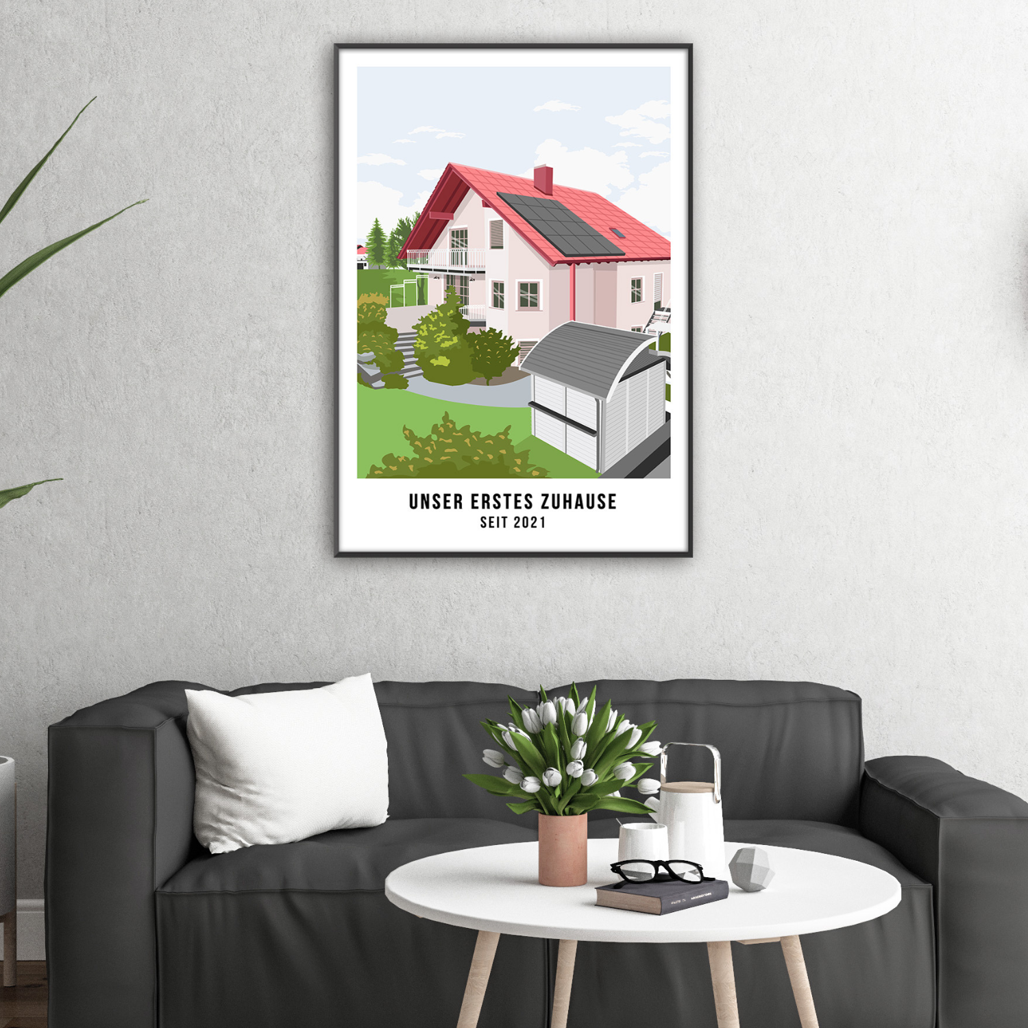 Haus Portrait Illustration