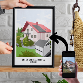 Haus Portrait Illustration