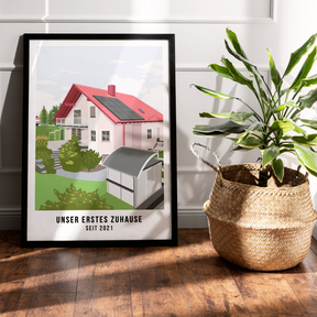 Haus Portrait Illustration